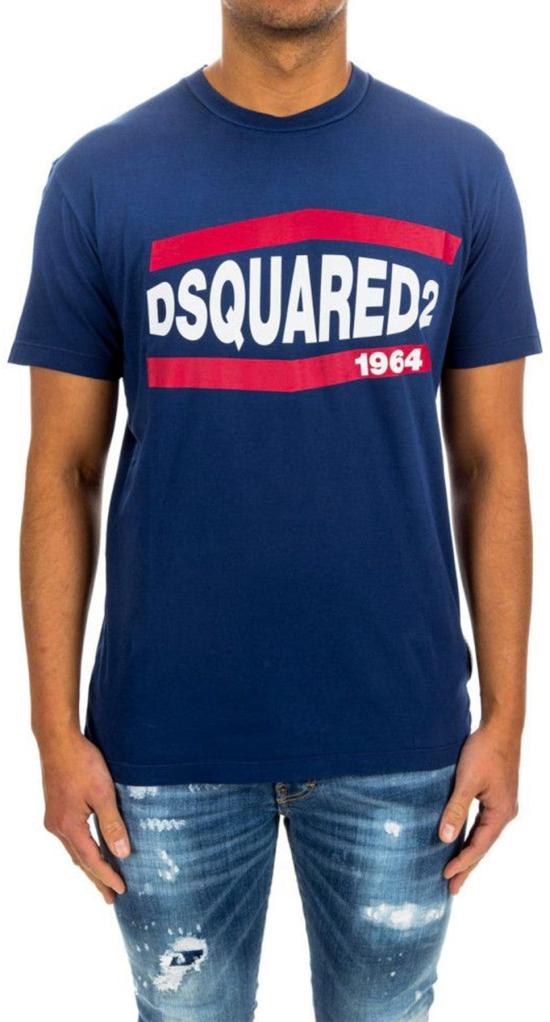  디스퀘어드2 반팔 티셔츠 S74GD0639S21600 BLUE - DSQUARED2