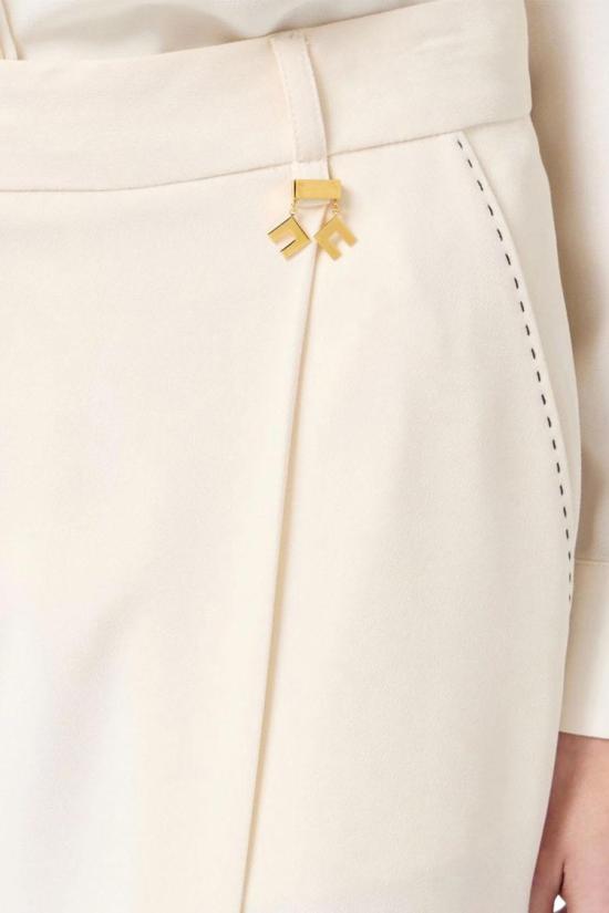 25SS 엘리자베타프랜치 스트레이트 팬츠 PA07251E2193 BEIGE - ELISABETTA FRANCHI