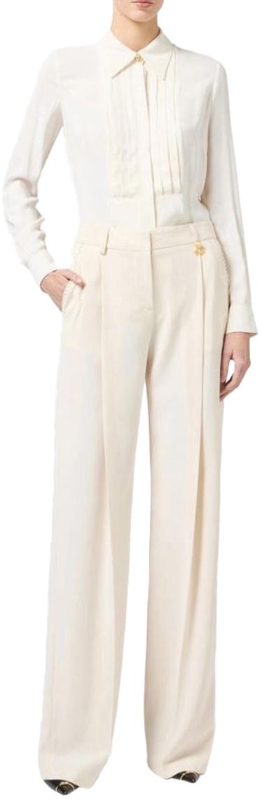 25SS 엘리자베타프랜치 스트레이트 팬츠 PA07251E2193 BEIGE - ELISABETTA FRANCHI