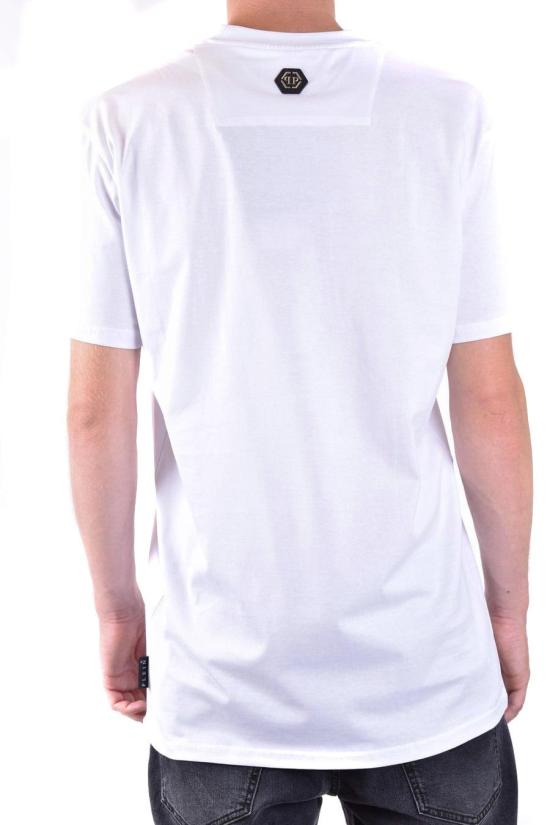  필립 플레인 반팔 티셔츠 FACCMTK6275PJY002N01 WHITE - PHILIPP PLEIN