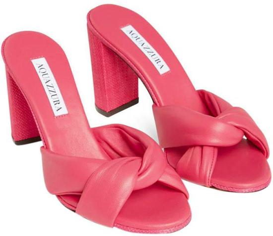  아쿠아주라 뮬/슬리퍼 OLEMIDS0WRNFXA PINK - AQUAZZURA