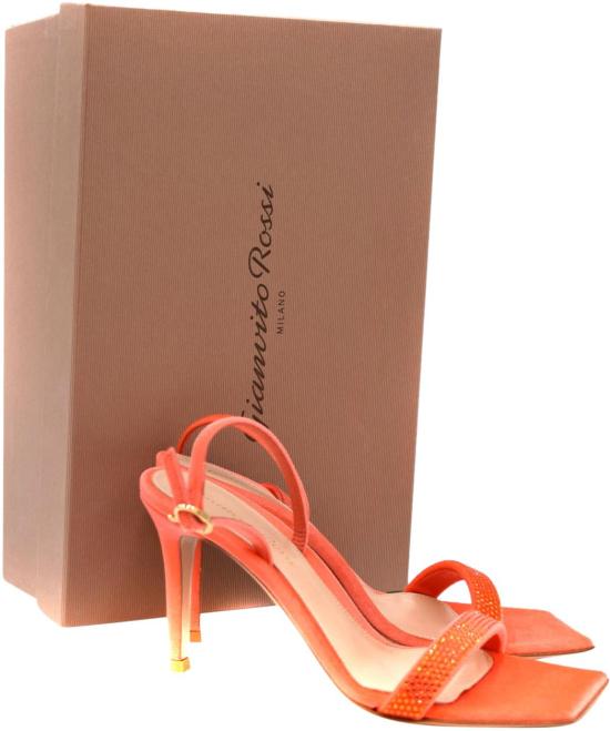  지안비토로시 샌들 G3219885RICCLLPOP ORANGE - GIANVITO ROSSI