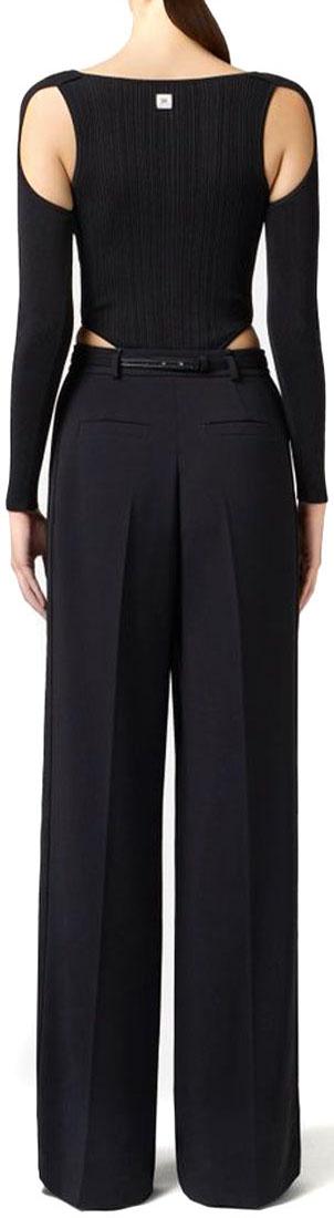 25SS 엘리자베타프랜치 스트레이트 팬츠 PA08751E2110 BLACK - ELISABETTA FRANCHI