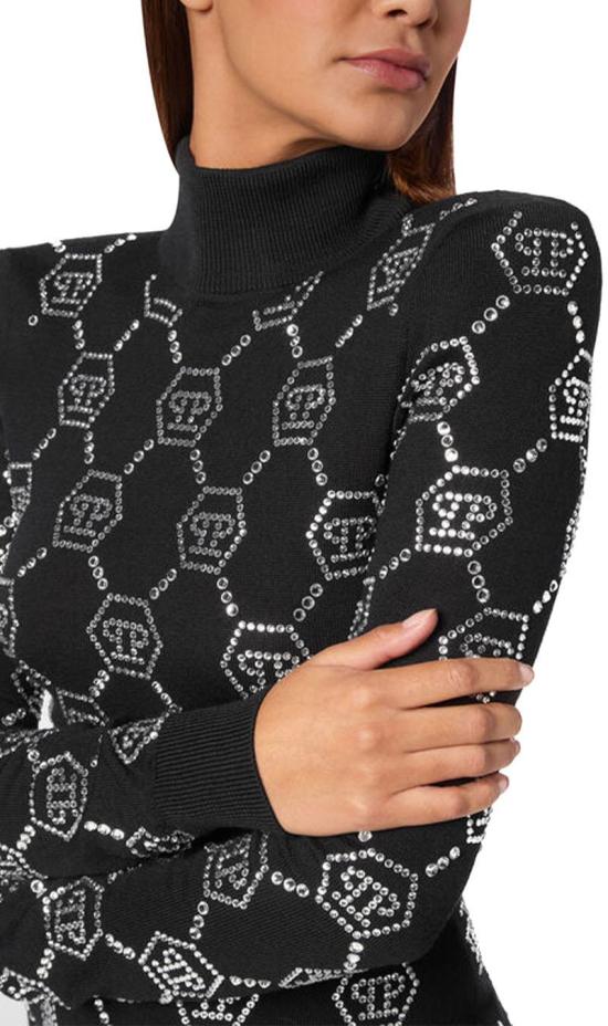  필립 플레인 미디 원피스 AADCWKG0418PKN002N02 BLACK - PHILIPP PLEIN