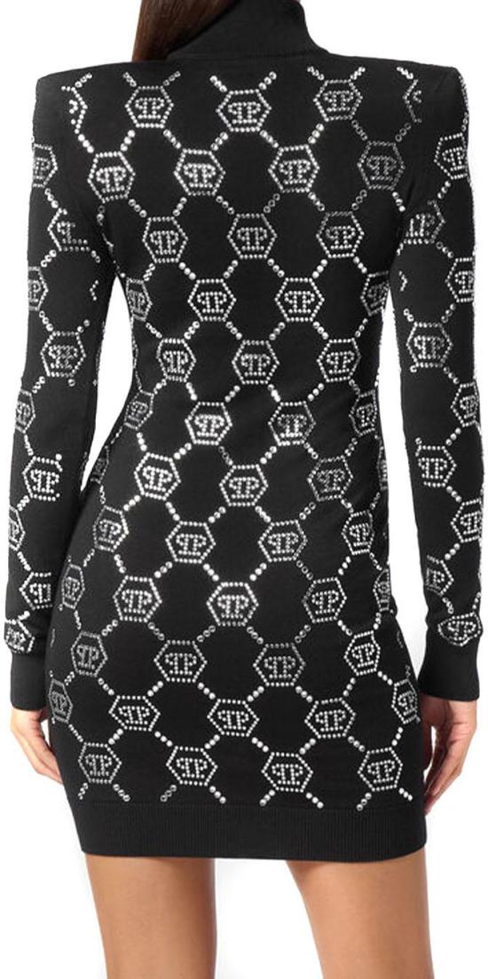  필립 플레인 미디 원피스 AADCWKG0418PKN002N02 BLACK - PHILIPP PLEIN