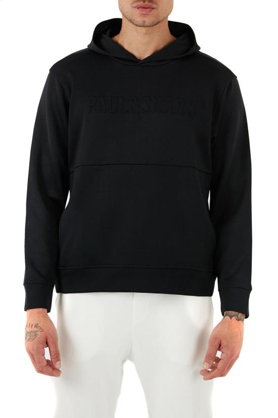 폴앤샤크 후드 티셔츠 35099 BLACK