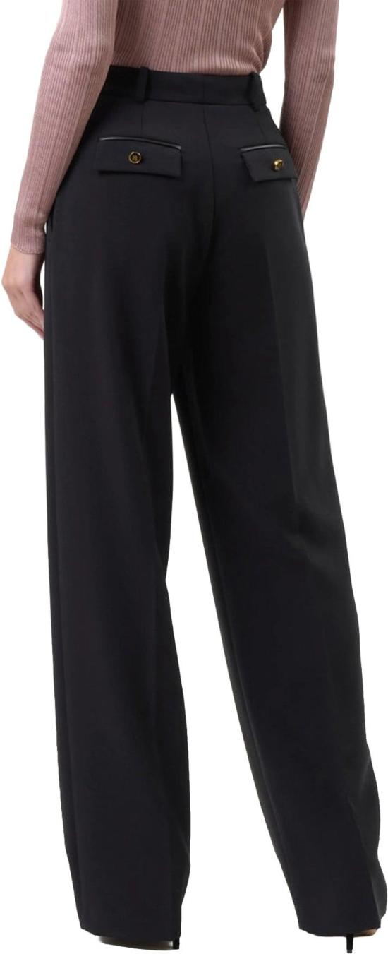 25FW 엘리자베타프랜치 스트레이트 팬츠 PA12556E2V360 BLACK - ELISABETTA FRANCHI