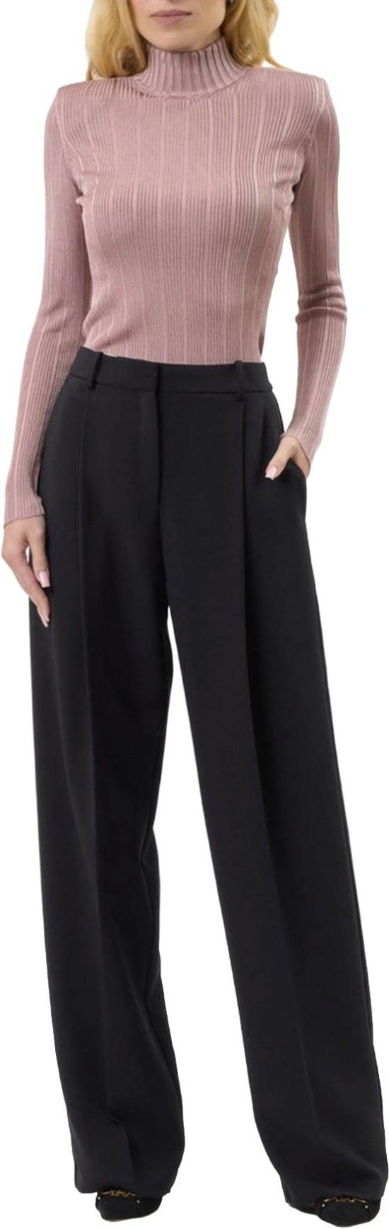25FW 엘리자베타프랜치 스트레이트 팬츠 PA12556E2V360 BLACK - ELISABETTA FRANCHI
