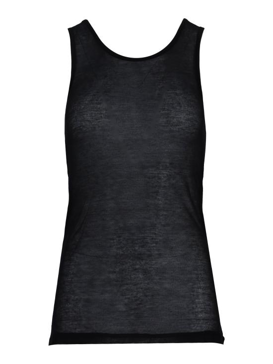 26FW 앤 드뮐미스터 민소매 티셔츠 B0011479FA359 099 BLACK