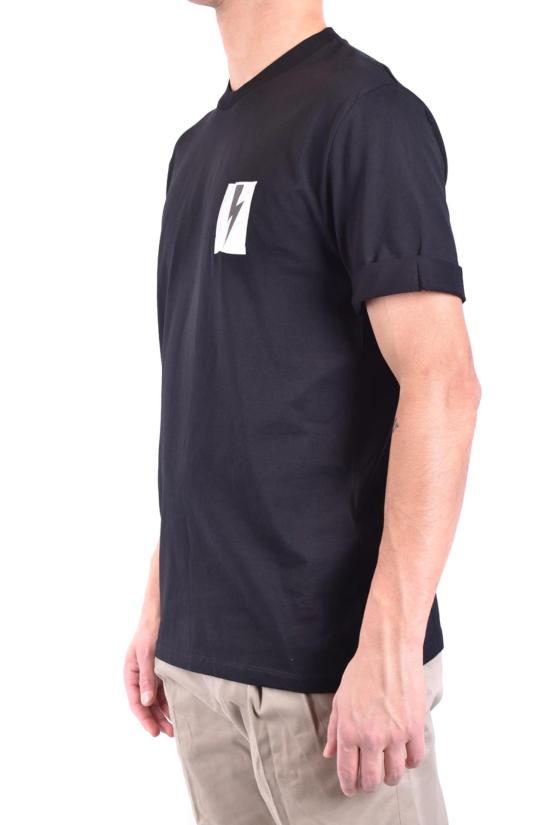  닐바렛 반팔 티셔츠 BJT068SS536S1118 BLACK - NEIL BARRETT
