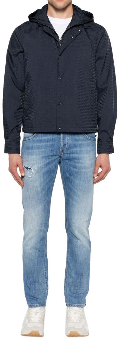 25SS 엠포리오 아르마니 코트 EM001003AF15384UB118 BLUE - EMPORIO ARMANI