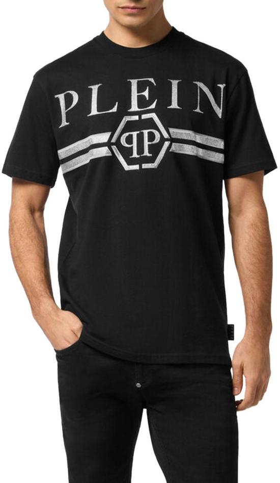 25FW 필립 플레인 탑 FAECMTK8457PJY002N02 BLACK - PHILIPP PLEIN