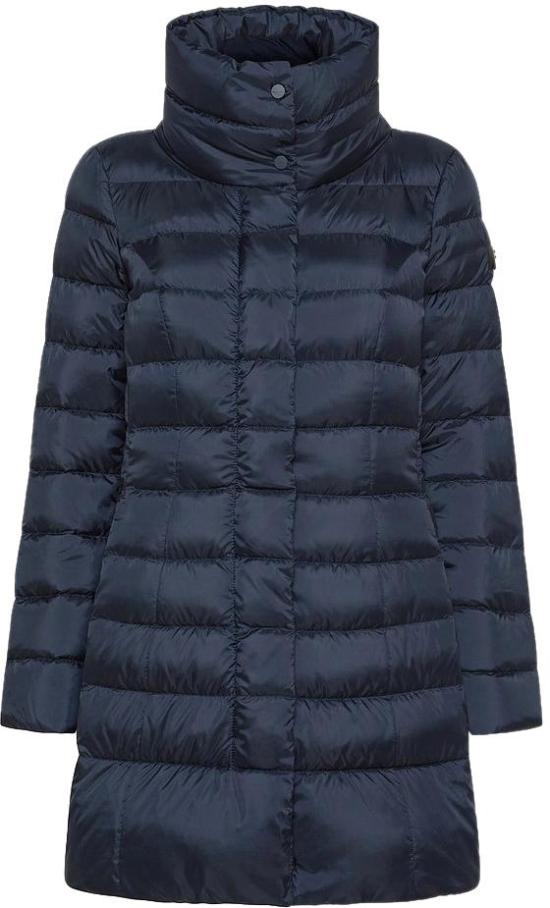 25FW 페트레이 솝착 MQN 03 하이칼라 슬림핏 롱 다운 재킷 PED545601181967215 BLUE