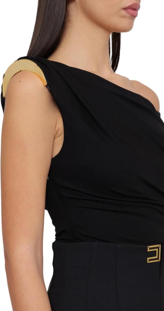 26SS 엘리자베타프랜치 탑 BO01361E2110 BLACK - ELISABETTA FRANCHI