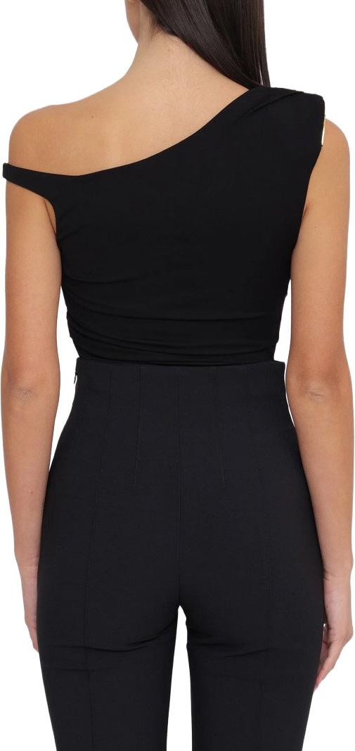 26SS 엘리자베타프랜치 탑 BO01361E2110 BLACK - ELISABETTA FRANCHI
