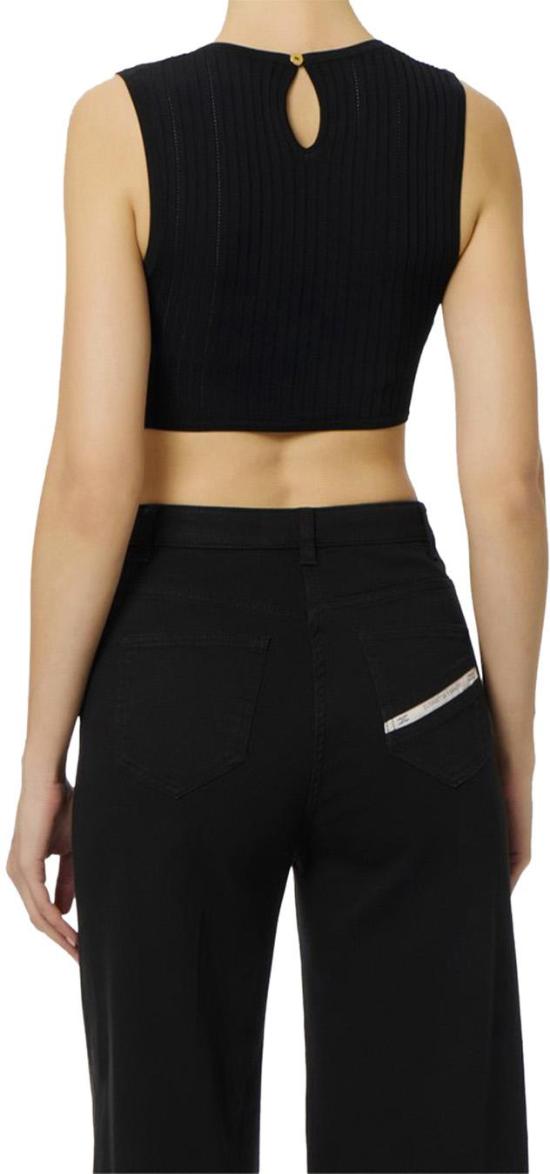 26SS 엘리자베타프랜치 탑 TK76S61E2110 BLACK - ELISABETTA FRANCHI