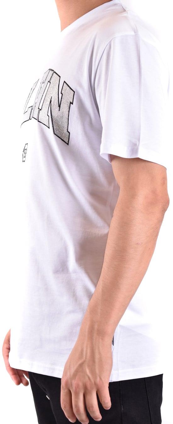  필립 플레인 반팔 티셔츠 FADCMTK7349PJY002N01 WHITE - PHILIPP PLEIN