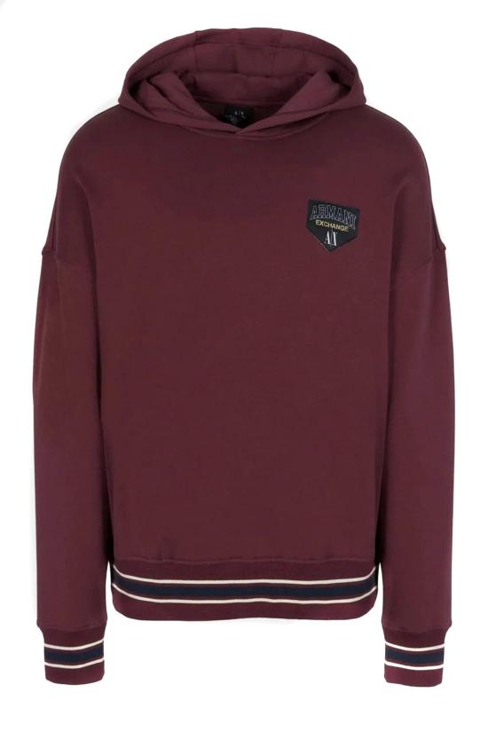  알마니 후드 티셔츠 6RZMJFZJDPZ14AU MAROON