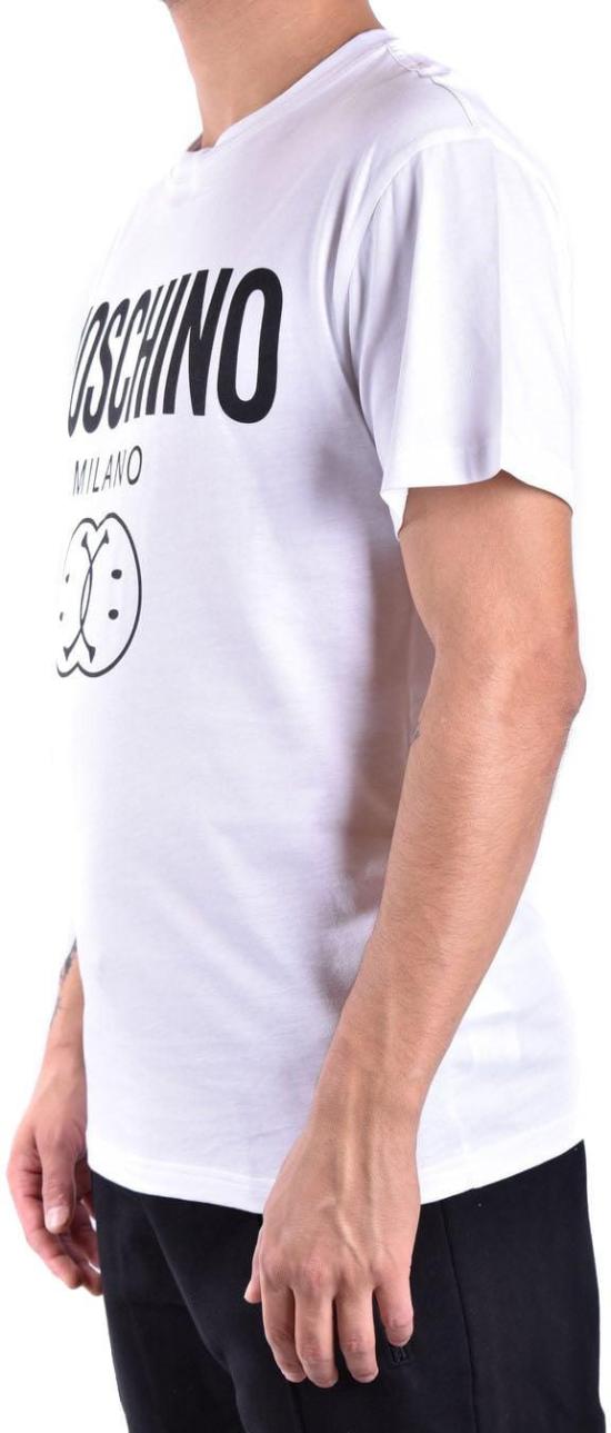  모스키노 반팔 티셔츠 J072570411001 WHITE - MOSCHINO