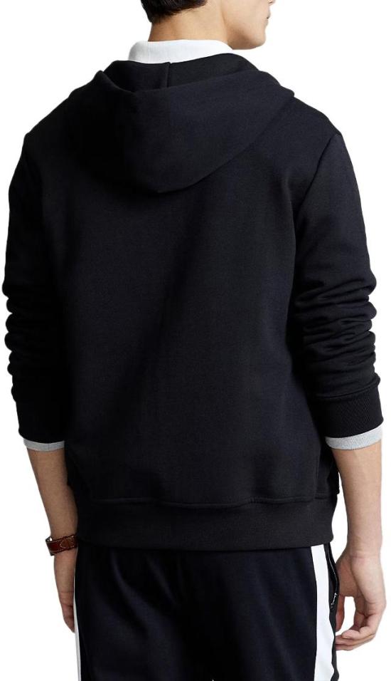 26SS 랄프 로렌 더블 니트 풀 지퍼 후디 710888282001 BLACK - RALPH LAUREN