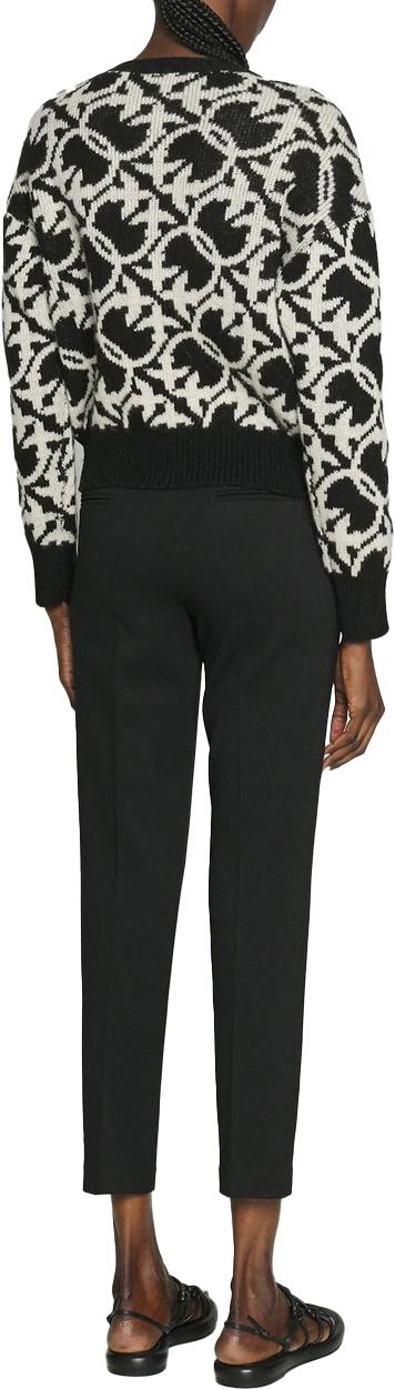  핑코 스트레이트 팬츠 100155A15M BLACK - PINKO