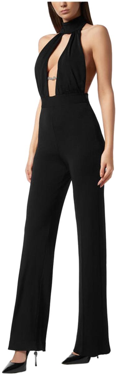 25FW 필립 플레인 점프수트 FAECWRG3496PJY002N02 BLACK - PHILIPP PLEIN