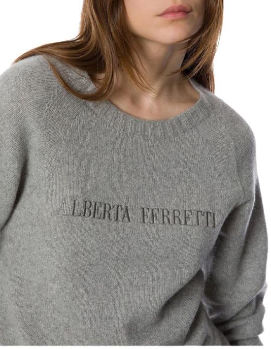 25FW 알베르타 페레티 스웨터 A092351010502 GREY - ALBERTA FERRETTI
