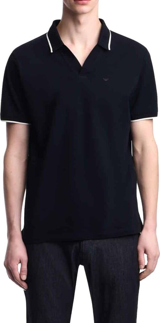 26SS 엠포리오 아르마니 폴로 티셔츠 EM005852AF12955UB118 BLUE - EMPORIO ARMANI