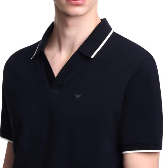 26SS 엠포리오 아르마니 폴로 티셔츠 EM005852AF12955UB118 BLUE - EMPORIO ARMANI