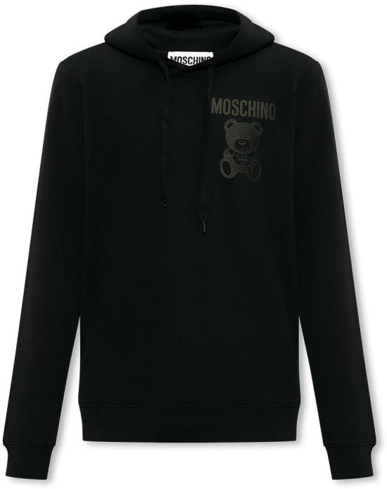  모스키노 후드 티셔츠 V172720281555 BLACK