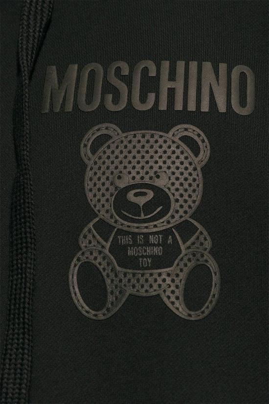  모스키노 후드 티셔츠 V172720281555 BLACK - MOSCHINO