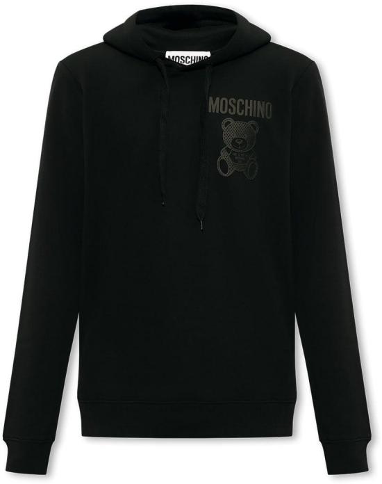  모스키노 후드 티셔츠 V172720281555 BLACK
