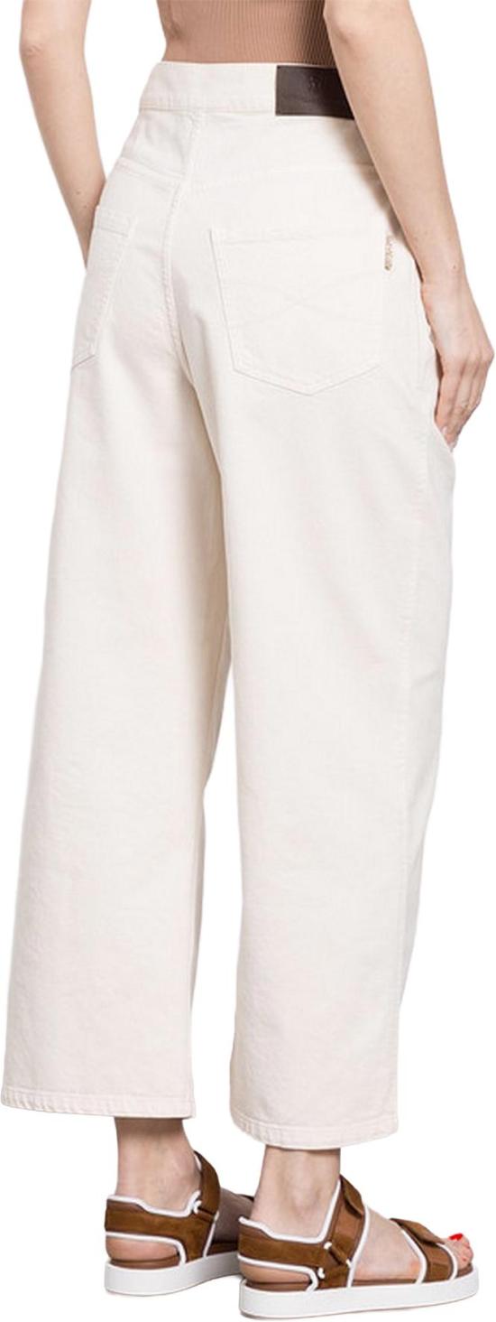25SS 브루넬로 쿠치넬리 스트레이트 팬츠 M0H43P5737C8555 WHITE - BRUNELLO CUCINELLI