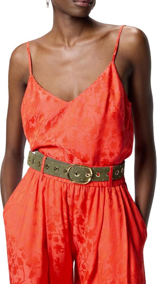 26SS 핑코 탑 106869A3ANA99 ORANGE - PINKO