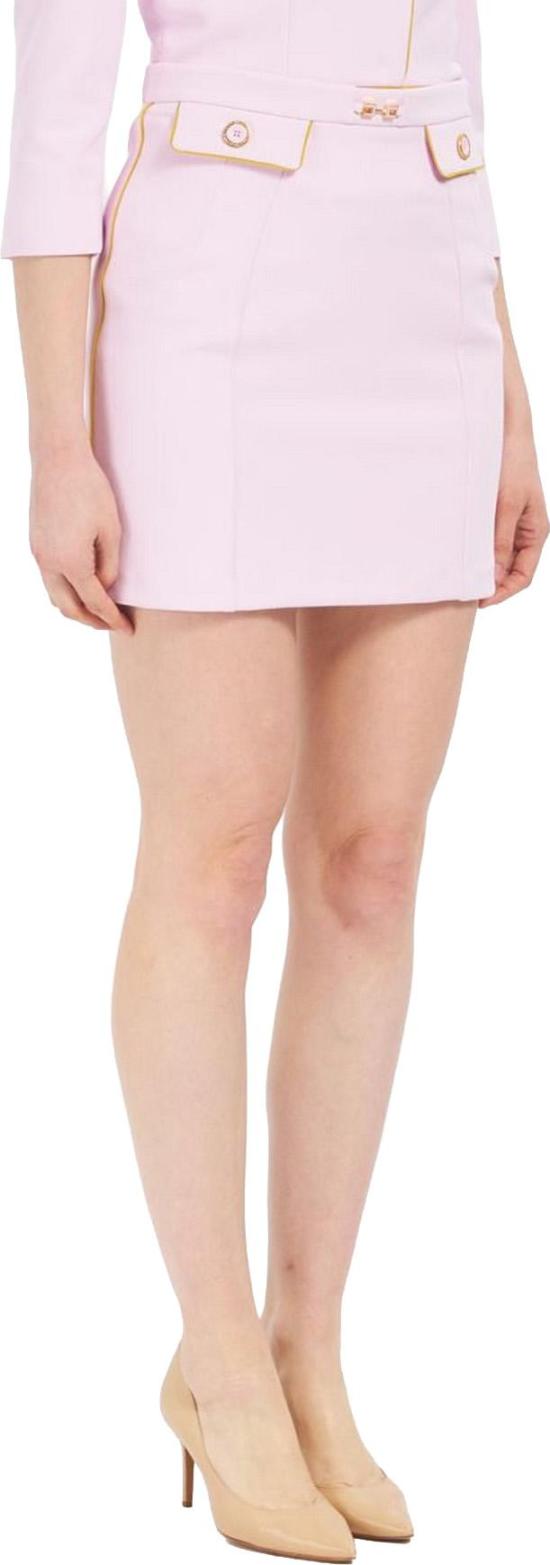 25SS 엘리자베타프랜치 미디 스커트 GOT0351E2V300DK3 PINK - ELISABETTA FRANCHI