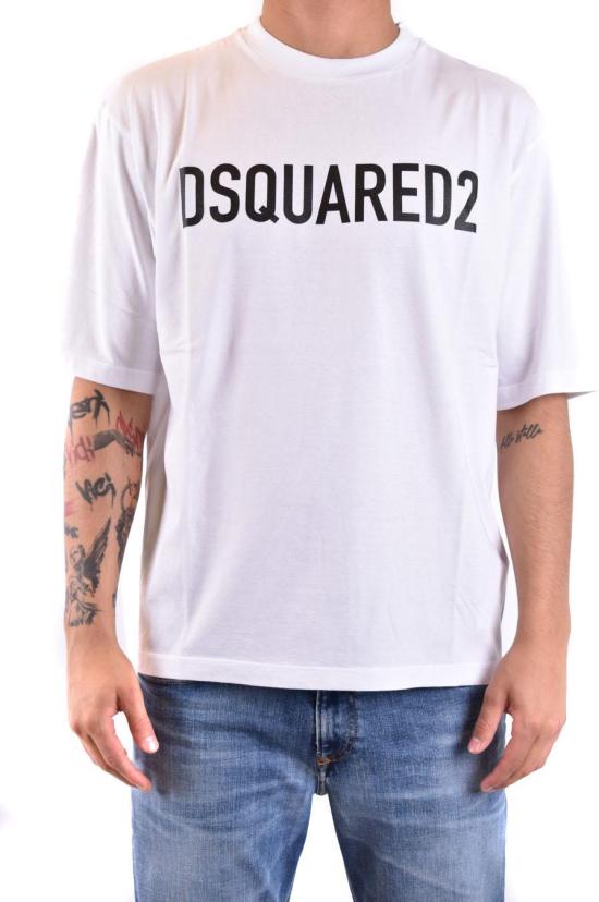  디스퀘어드2 탑 S74GD1197D20004100 WHITE - DSQUARED2