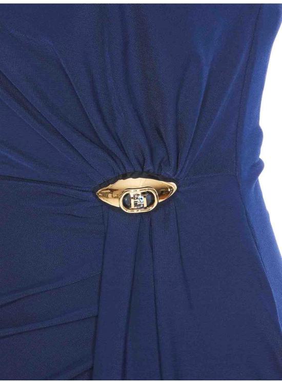 25SS 엘리자베타프랜치 롱 원피스 ABR0551E2DC8 BLUE - ELISABETTA FRANCHI