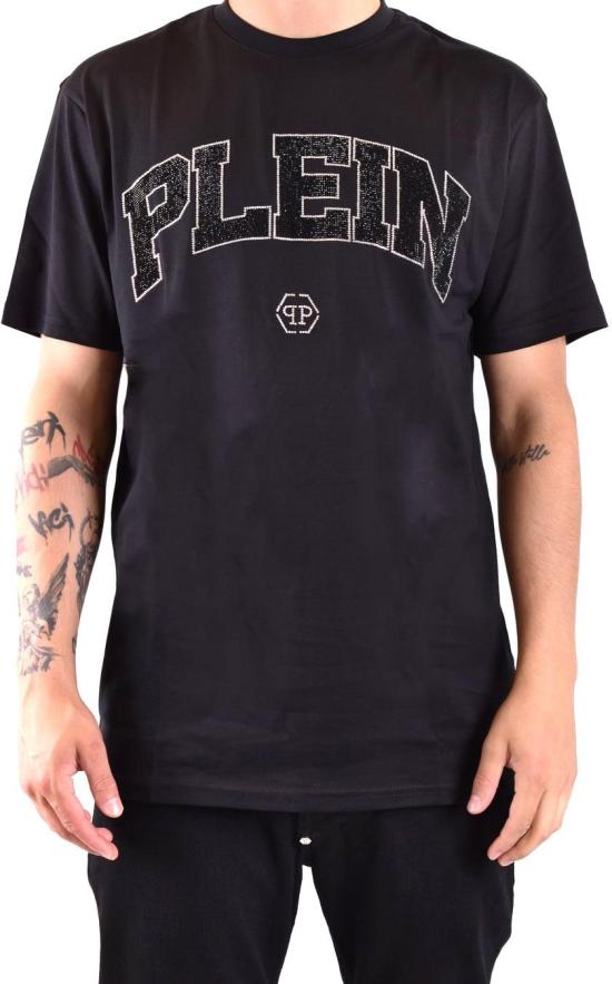  필립 플레인 반팔 티셔츠 FADCMTK7349PJY002N02 BLACK - PHILIPP PLEIN