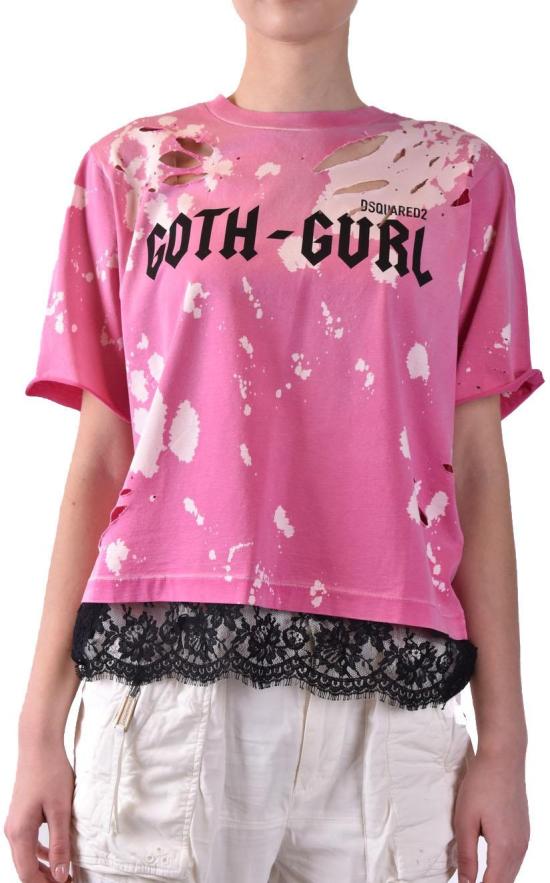 디스퀘어드2 반팔 티셔츠 S75GD0319S22427399 PINK - DSQUARED2