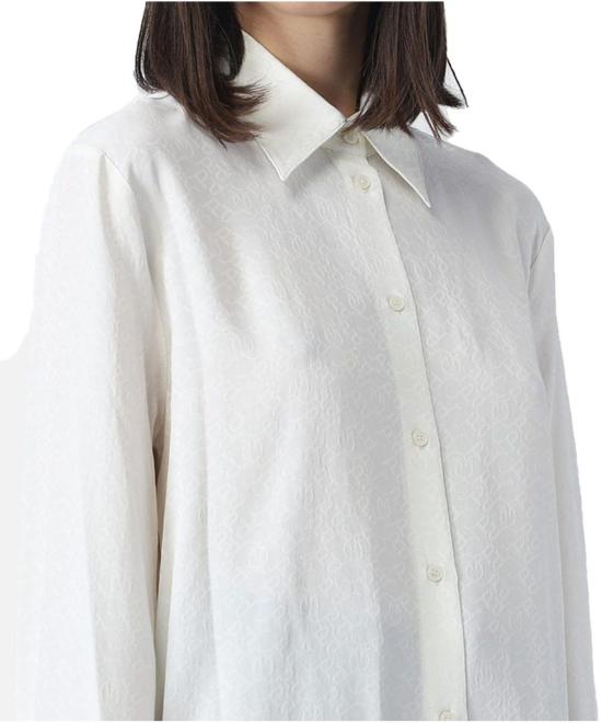  핑코 셔츠 SMORZAREZ00 WHITE - PINKO