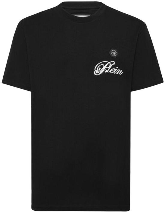 25FW 필립 플레인 탑 AAECMTK8487PJY002N02 BLACK