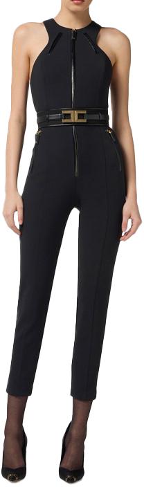 25FW 엘리자베타프랜치 점프수트 TU05556E2110 BLACK - ELISABETTA FRANCHI