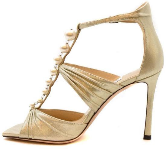  지미추 샌들 AURA9537XHG222 GREY - JIMMY CHOO