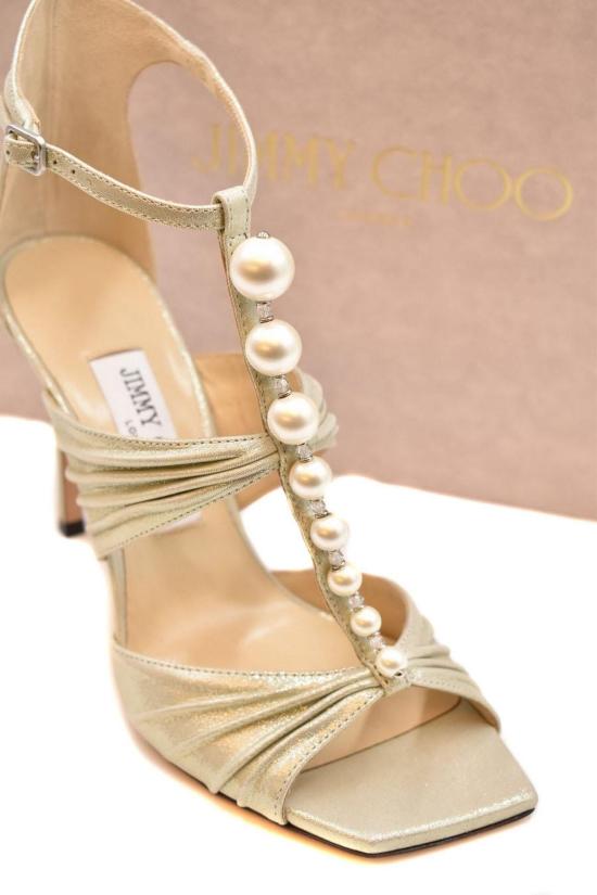  지미추 샌들 AURA9537XHG222 GREY - JIMMY CHOO