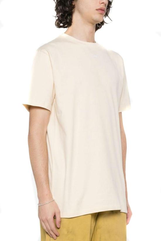  오프화이트 반팔 티셔츠 OMAA027S24JER0020301 BEIGE - OFF WHITE