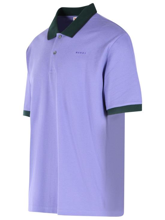26FW 마르니 폴로 티셔츠 POJY0002LS UTC68800C68 Violet - MARNI