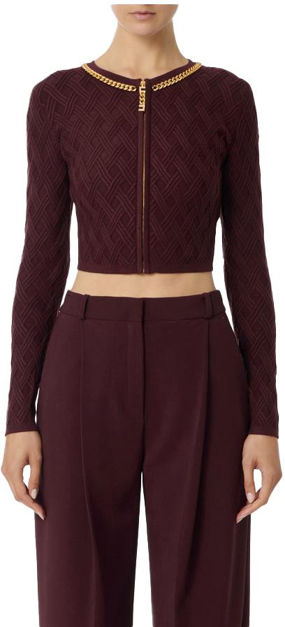 25FW 엘리자베타프랜치 스웨터 MK29B56E2EA4 RED - ELISABETTA FRANCHI