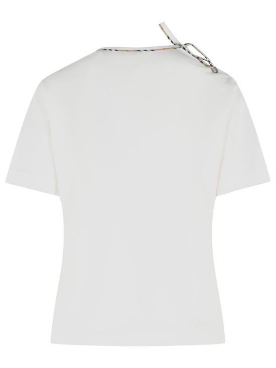 26FW 버버리 반팔 티셔츠 8127210B7078 White - BURBERRY