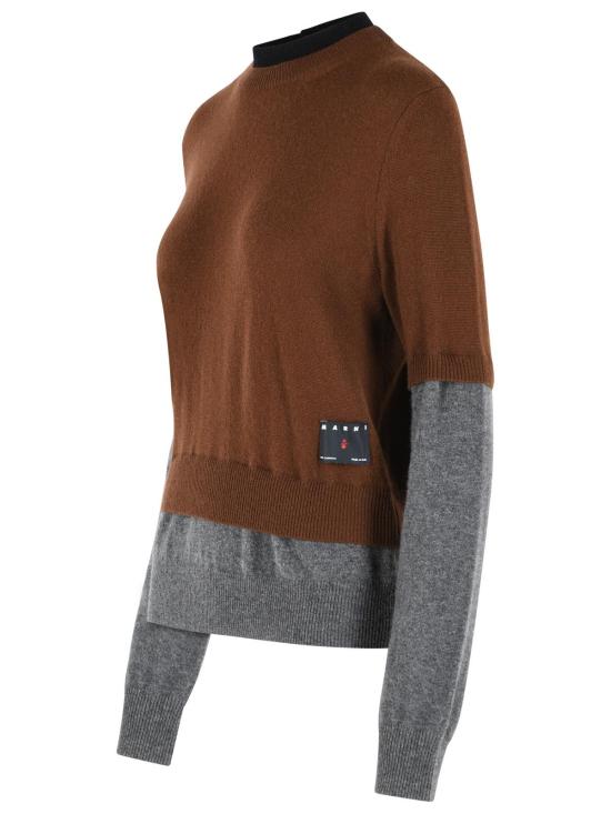 26FW 마르니 스웨터 GCMD0678Q0 UFX331MXM53 Brown - MARNI