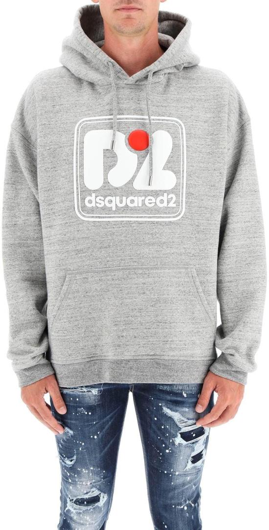  디스퀘어드2 후드 티셔츠 S71GU0564 GREY - DSQUARED2